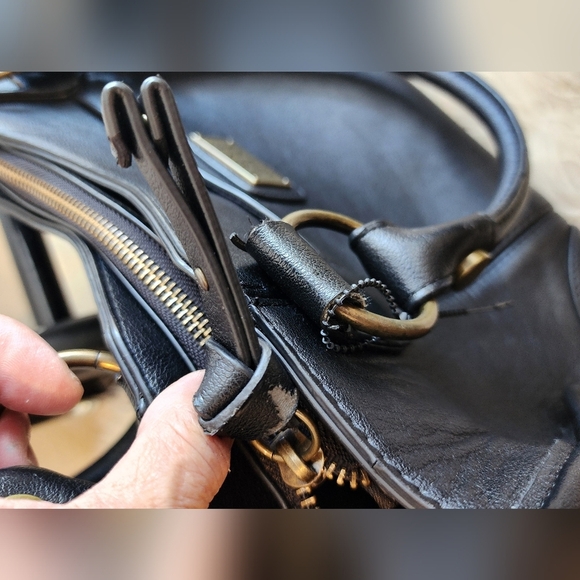 Frye and Co. black Core Satchel NWOT Shoulder Bag - Picture 6 of 11